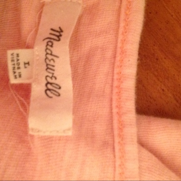 Madewell Pink L Forward-seam Tank Top. - Picture 3 of 3